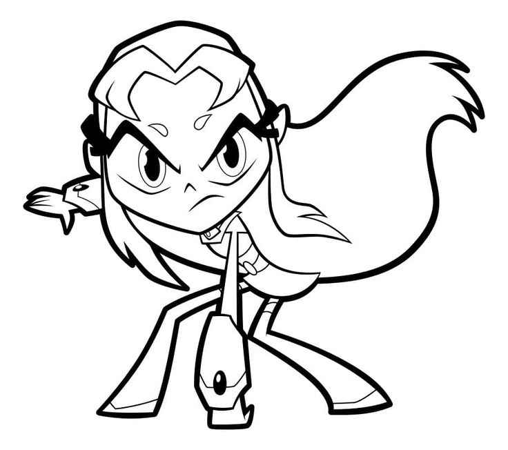 Desenho de Jovens Titas Desenho Colorir Imprimir 02