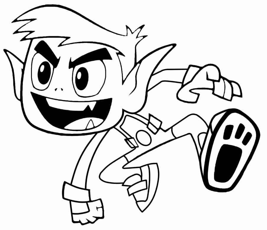 Desenho de Jovens Titas Desenho Colorir Imprimir 22