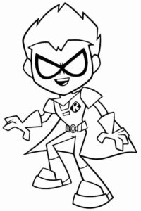 Desenho de Jovens Titas Desenho Colorir Imprimir 25