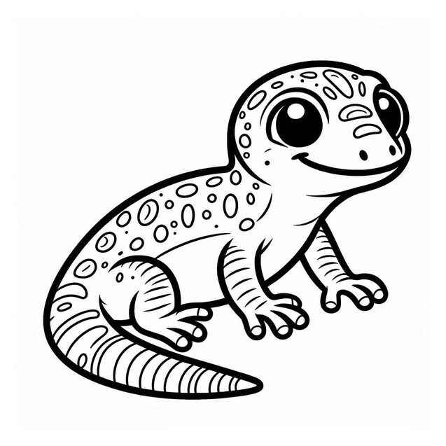 Desenho de Lagartixa Desenho Colorir Imprimir 05