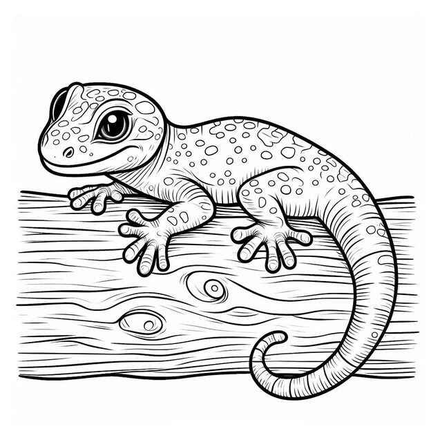 Desenho de Lagartixa Desenho Colorir Imprimir 09