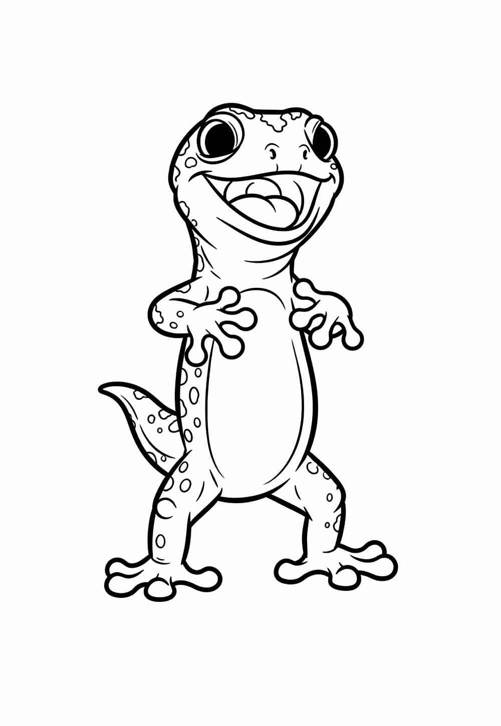 Desenho de Lagartixa Desenho Colorir Imprimir 18