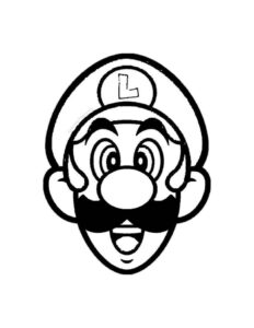 Desenho de Luigi Desenho Colorir Imprimir 06