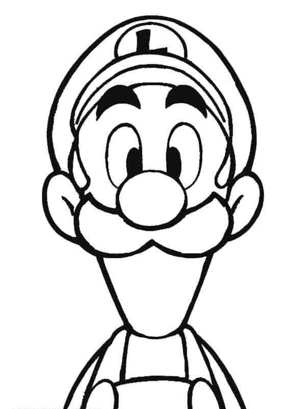 Desenho de Luigi Desenho Colorir Imprimir 12