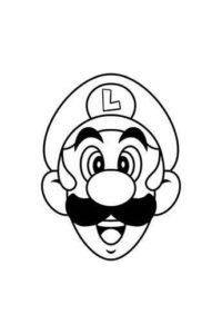 Desenho de Luigi Desenho Colorir Imprimir 13