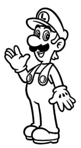 Desenho de Luigi Desenho Colorir Imprimir 28