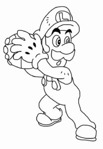 Desenho de Luigi Desenho Colorir Imprimir 30