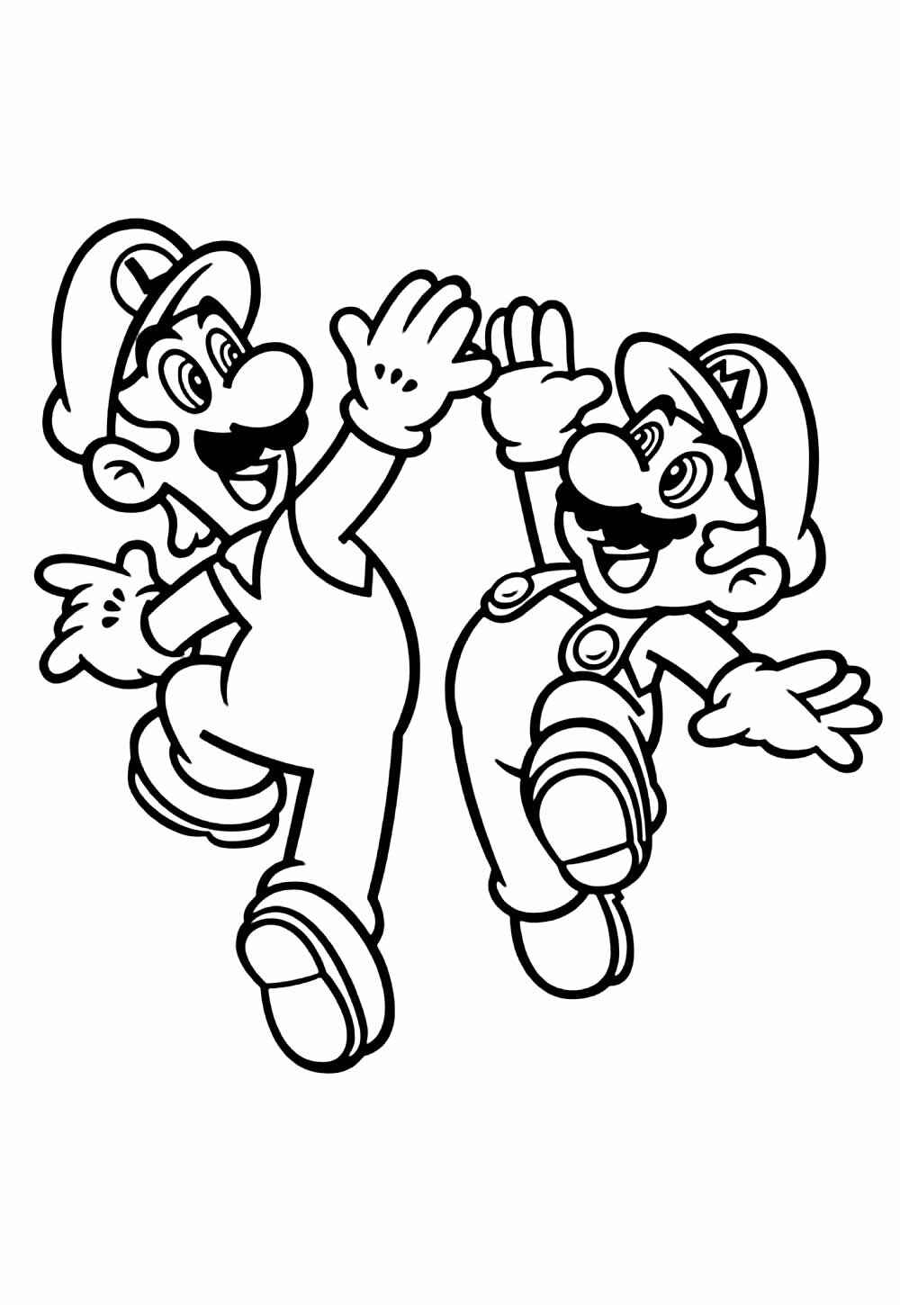 Desenho de Luigi Desenho Colorir Imprimir 31