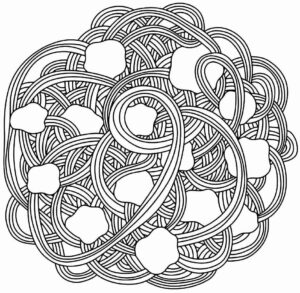 Desenho de Macarrao Desenho Colorir Imprimir 29