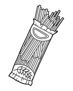 Desenho de Macarrao Desenho Colorir Imprimir 30