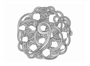 Desenho de Macarrao Desenho Colorir Imprimir 37