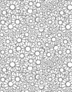 Desenho de Margarida Desenho Colorir Imprimir 03