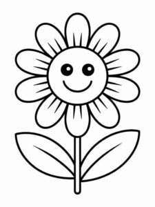 Desenho de Margarida Desenho Colorir Imprimir 05