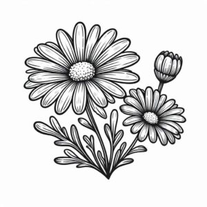 Desenho de Margarida Desenho Colorir Imprimir 10