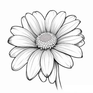 Desenho de Margarida Desenho Colorir Imprimir 13