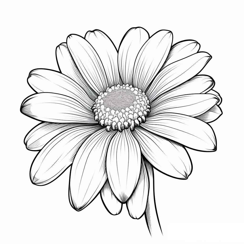 Desenho de Margarida Desenho Colorir Imprimir 13