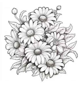 Desenho de Margarida Desenho Colorir Imprimir 15