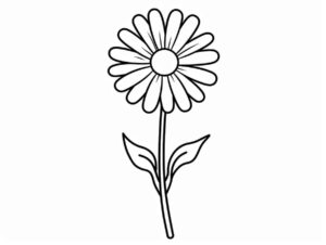 Desenho de Margarida Desenho Colorir Imprimir 24