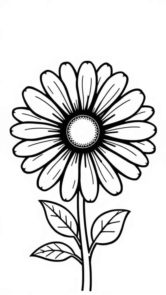 Desenho de Margarida Desenho Colorir Imprimir 26