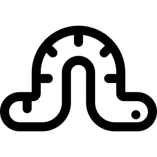 Desenho de Minhoca Desenho Colorir Imprimir 03