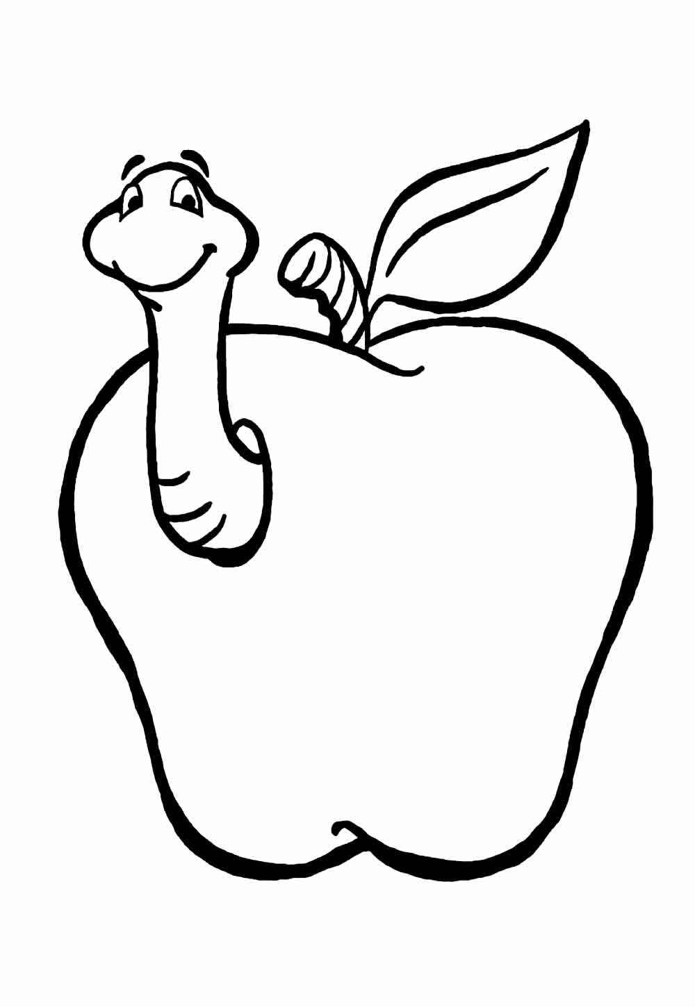 Desenho de Minhoca Desenho Colorir Imprimir 20