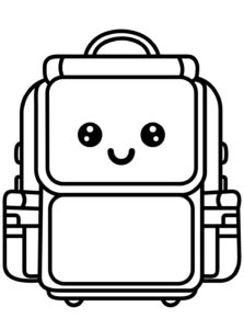 Desenho de Mochila Desenho Colorir Imprimir 14