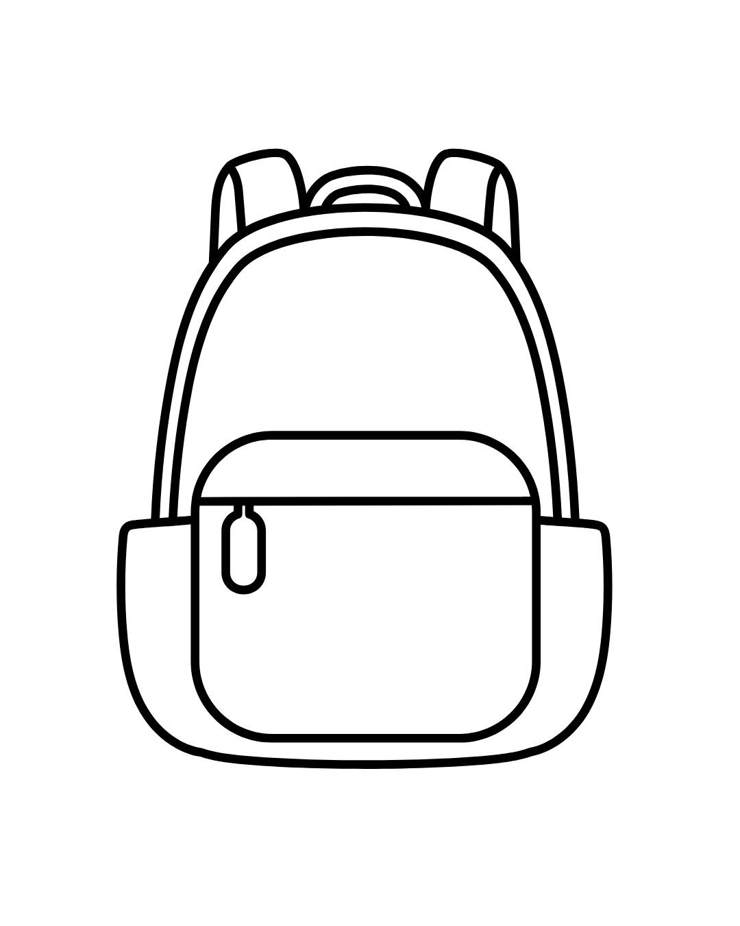 Desenho de Mochila Desenho Colorir Imprimir 19