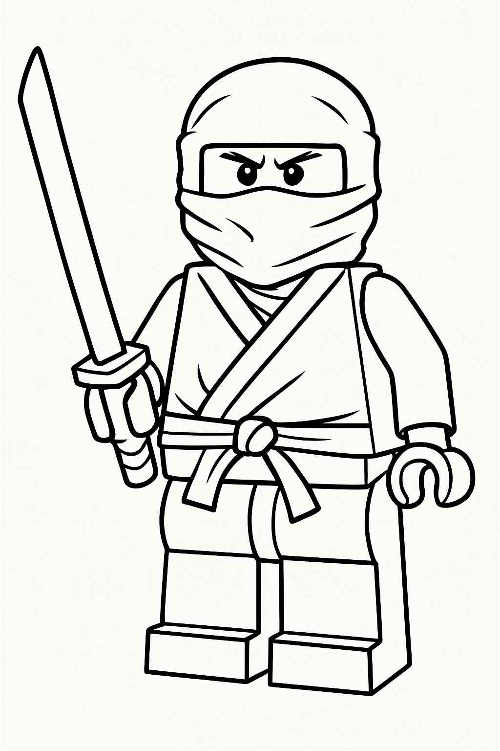 Desenho de Ninja Desenho Colorir Imprimir 33 (2)