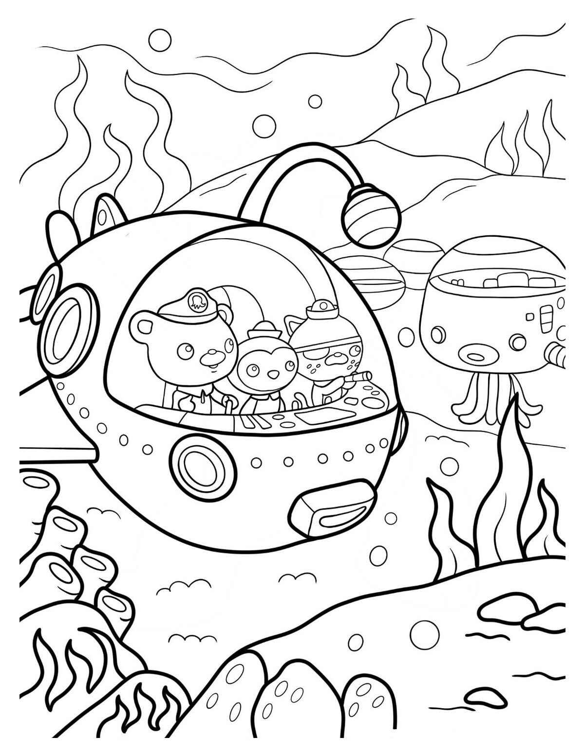 Desenho de Octonautas Desenho Colorir Imprimir 06