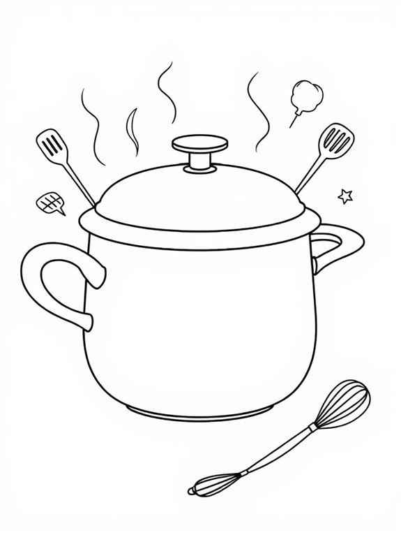 Desenho de Panela Desenho Colorir Imprimir 05
