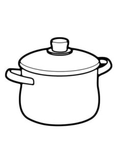 Desenho de Panela Desenho Colorir Imprimir 07