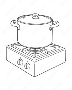 Desenho de Panela Desenho Colorir Imprimir 08
