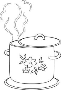 Desenho de Panela Desenho Colorir Imprimir 12