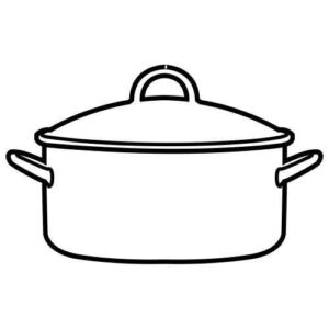 Desenho de Panela Desenho Colorir Imprimir 14