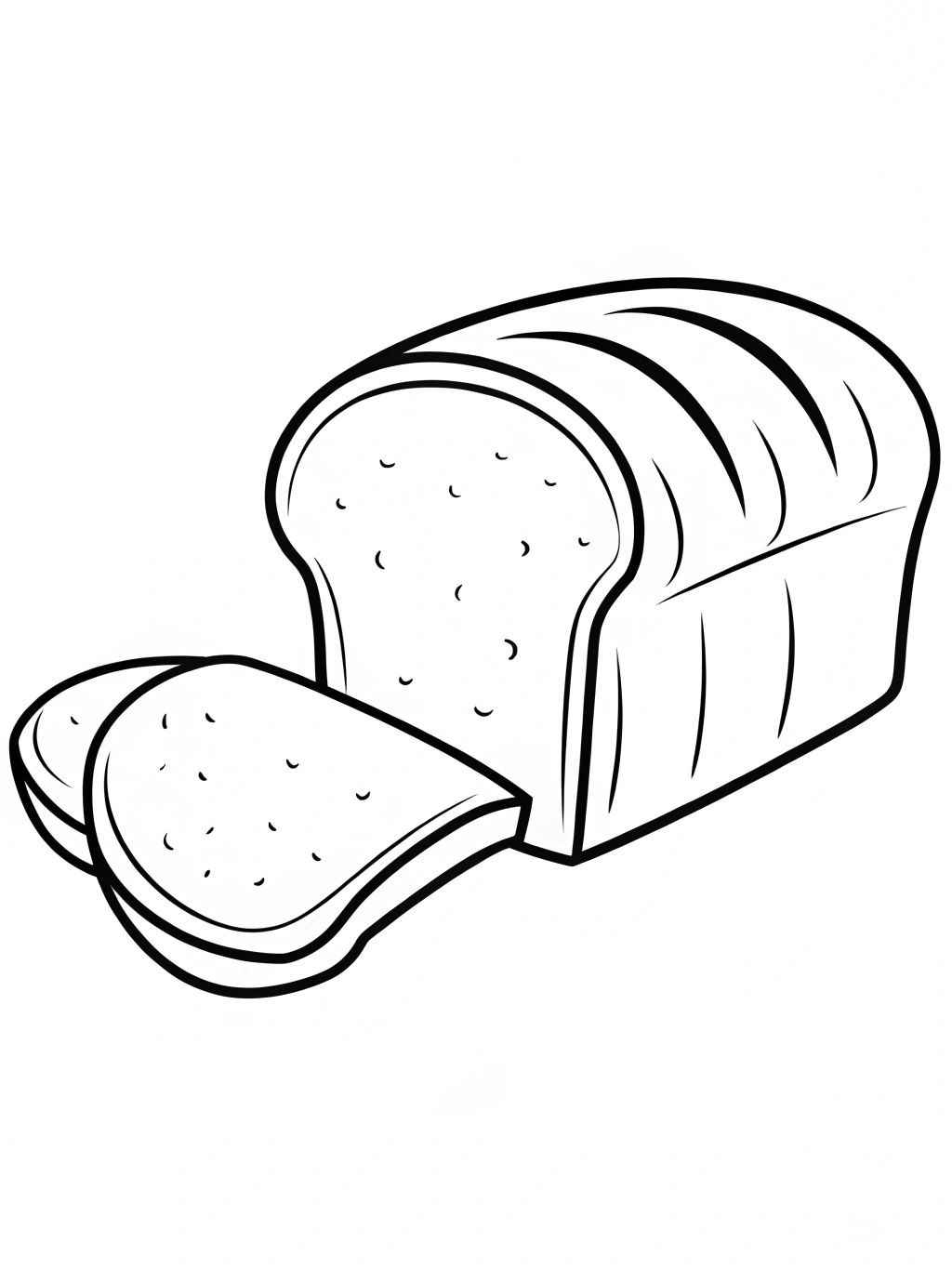 Desenho de Pao Desenho Colorir Imprimir 01