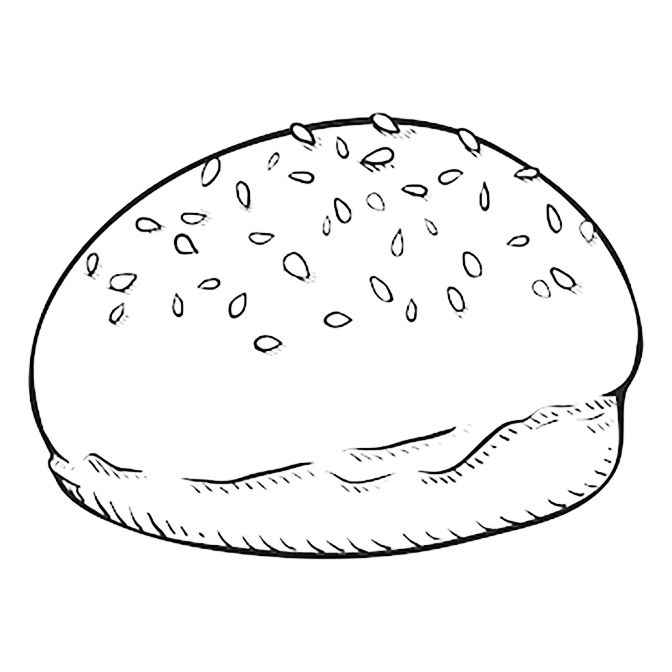 Desenho de Pao Desenho Colorir Imprimir 02