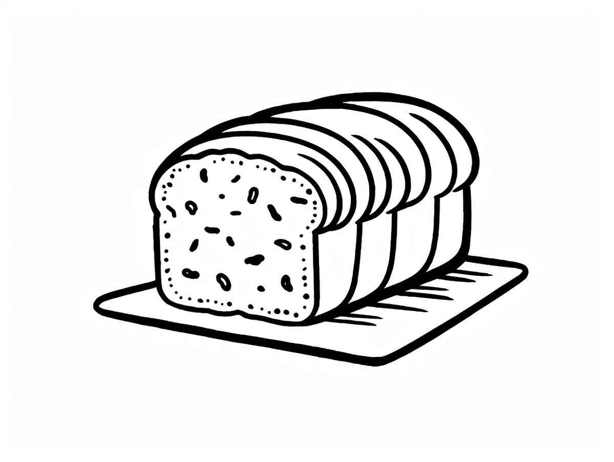 Desenho de Pao Desenho Colorir Imprimir 08