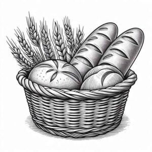 Desenho de Pao Desenho Colorir Imprimir 09