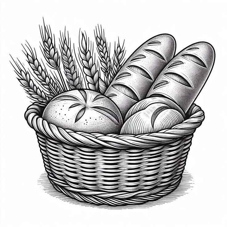 Desenho de Pao Desenho Colorir Imprimir 09