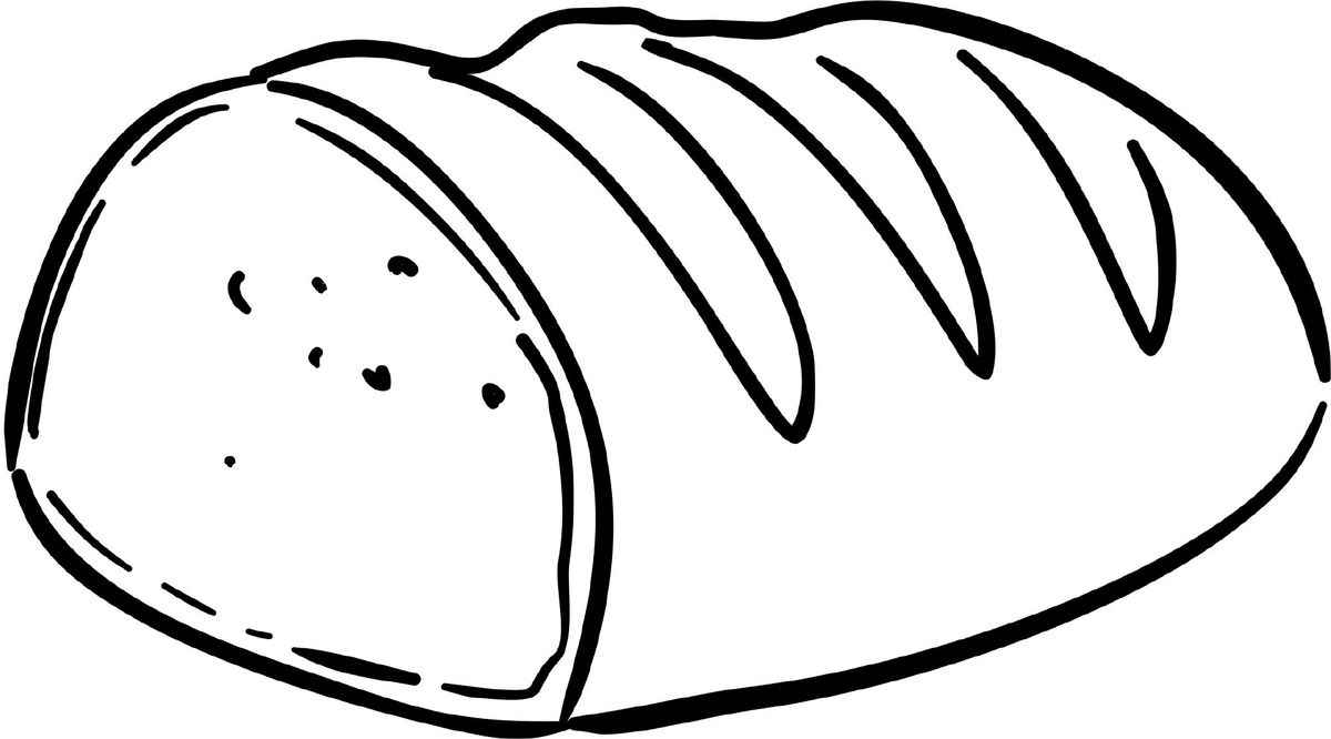 Desenho de Pao Desenho Colorir Imprimir 12