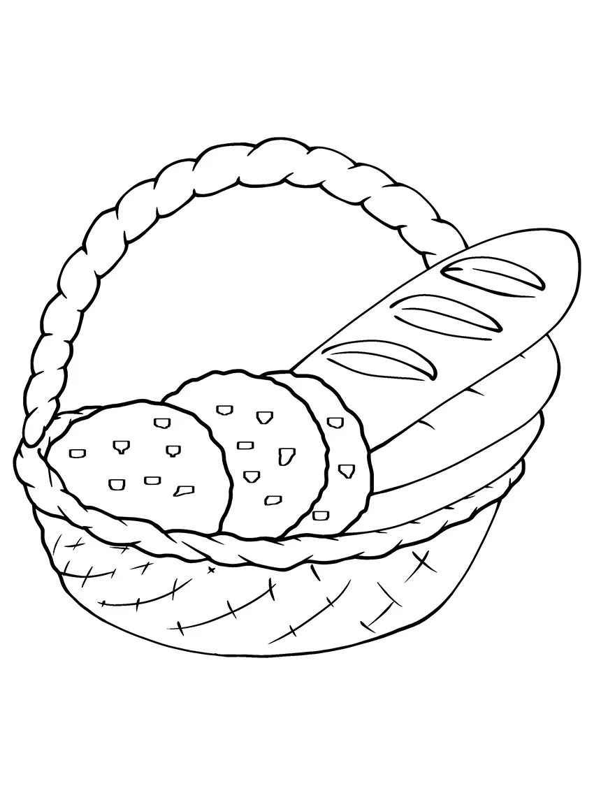 Desenho de Pao Desenho Colorir Imprimir 14