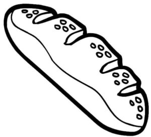 Desenho de Pao Desenho Colorir Imprimir 25