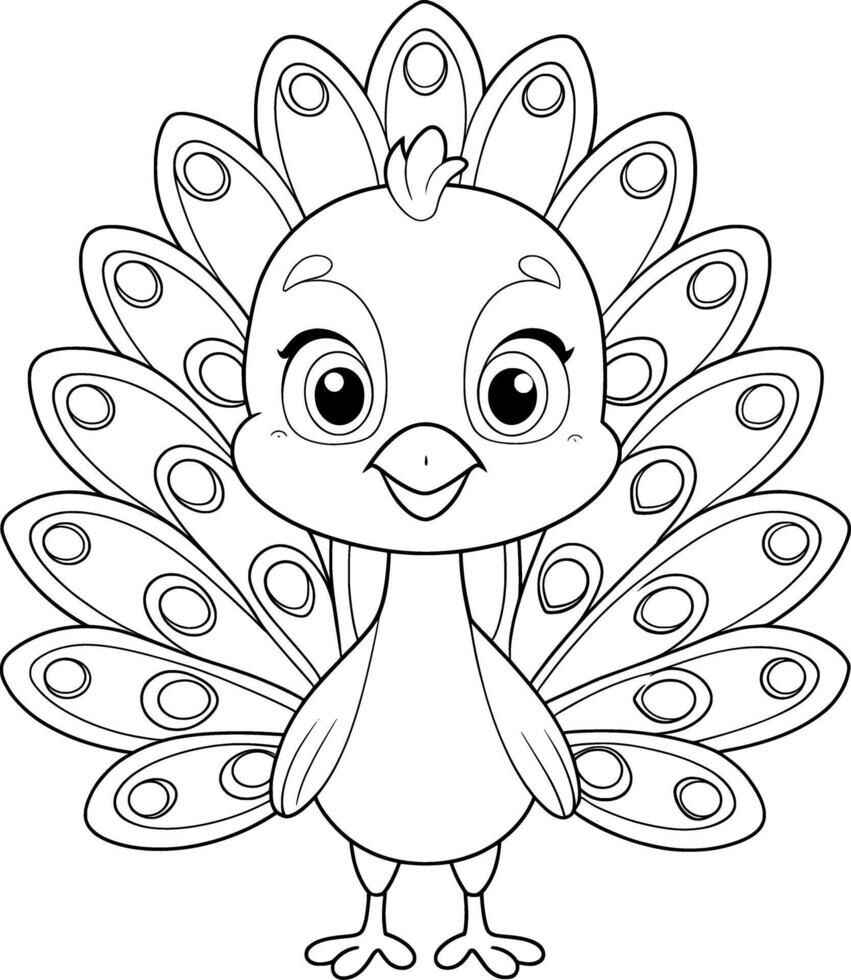 Desenho de Pavão Desenho Colorir Imprimir 10