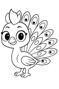 Desenho de Pavão Desenho Colorir Imprimir 12