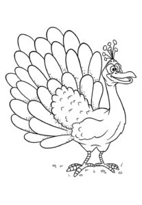 Desenho de Pavão Desenho Colorir Imprimir 32