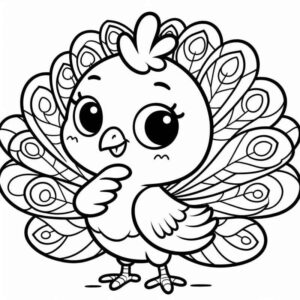 Desenho de Pavão Desenho Colorir Imprimir 37