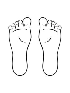 Desenho de Pe Desenho Colorir Imprimir 02