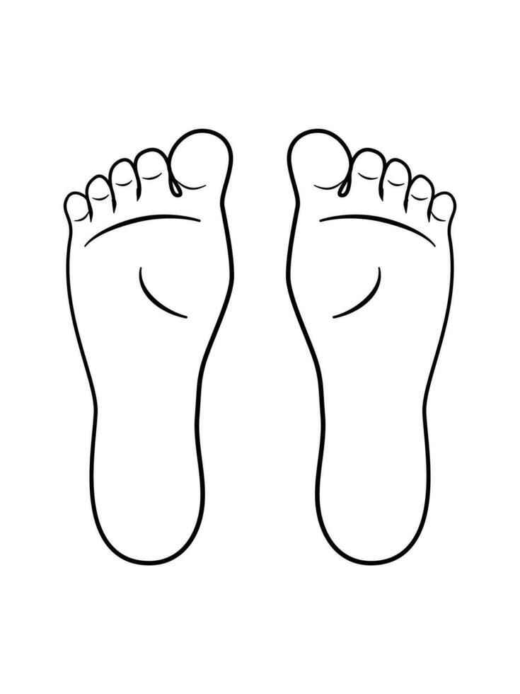 Desenho de Pe Desenho Colorir Imprimir 02
