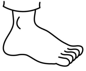 Desenho de Pe Desenho Colorir Imprimir 12