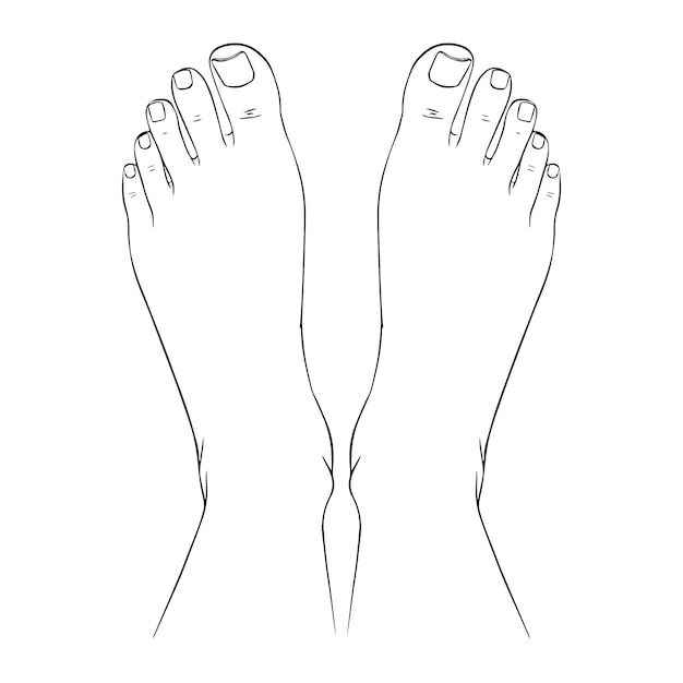 Desenho de Pe Desenho Colorir Imprimir 13